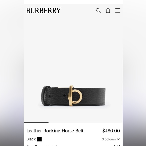 Burberry Black Accessories - Picture 4 of 4